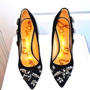 Sam Edelman Crystal Embellished Heels